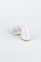 Silver Crystal Kid Shoe SE796