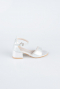 Silver Crystal Kid Shoe SE786
