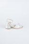 Silver Laser Cut Kid Shoe SE786