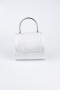Silver Laser Cut Evening Bag SH842