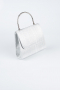 Silver Laser Cut Evening Bag SH842