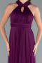 Long Plum Prom Gown ABU3252