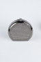 Platinum Plaster Fabric Evening Bag KC821