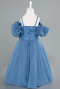 Long Indigo Girl Dress ABU4827