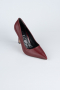 Burgundy Patent Leather Stiletto AB1133