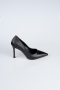 Black Patent Leather Stiletto AB1133