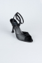 Black Leather Evening Shoe AB1134