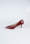 Burgundy Patent Leather Stiletto AB1135
