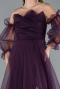 Dark Purple Long Evening Dress ABU2076