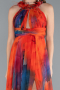 Long Orange Evening Dress ABU4901