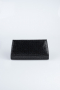 Black Plaster Fabric Night Bag V451