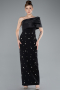 Midi Black Cocktail Dress ABK2337