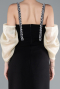 Black-Yellow Long Invitation Dress ABU2911