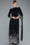 Long Black Hijab Dress ABU4931