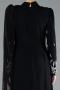 Long Black Hijab Dress ABU4931