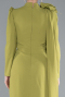Long Pistachio Green Plus Size Evening Dress ABU4938