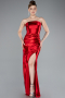 Long Red Prom Gown ABU4944