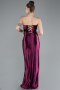 Long Cherry Colored Prom Gown ABU4944