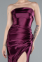 Long Cherry Colored Prom Gown ABU4944