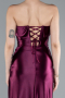 Long Cherry Colored Prom Gown ABU4944