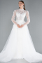 Long White Wedding Dress ABG131