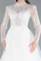 Long White Wedding Dress ABG131