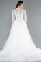 Long White Wedding Dress ABG131