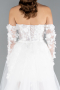 Mini White Wedding Dress ABG132