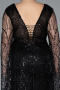 Long Black Plus Size Evening Gown ABU4945
