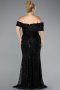Long Black Formal Plus Size Dress ABU4947