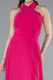Long Fuchsia Chiffon Prom Gown ABU4965