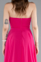 Long Fuchsia Chiffon Prom Gown ABU4966
