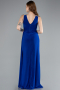 Long Sax Blue Evening Dress ABU4967