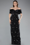 Long Black Evening Dress ABU4973