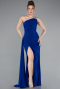 Long Sax Blue Evening Dress ABU2964