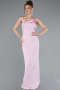 Long Powder Color Evening Dress ABU4988
