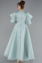 Midi Mint Hijab Dress ABK2351