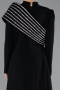 Long Black Hijab Dress ABU4976