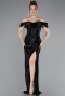 Black Long Evening Dress ABU3611