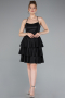 Short Black Cocktail Dress ABK2357