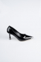 Black Patent Leather Stiletto AB1137