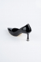 Black Patent Leather Stiletto AB1137