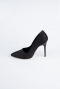 Black Suede Stiletto ABN1140