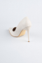 Beige Leather Stiletto AB1140