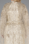 Long Gold Plus Size Evening Dress ABU4995