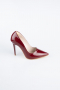 Burgundy Patent Leather Stiletto ABR1140