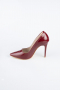 Burgundy Patent Leather Stiletto ABR1140