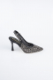 Black Stony Stiletto MJ9002