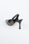 Black Stony Stiletto MJ9002