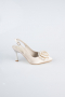 Mink Satin Evening Shoe MJ9004